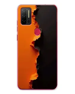 Чохол для Ulefone Note 11P з картинкою «Помаранчевий розлом»