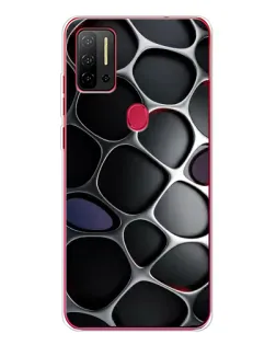 Чохол для Ulefone Note 11P з картинкою «Об'ємна темна решітка»