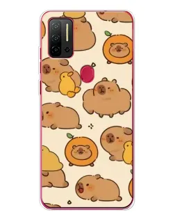 Чехол для Ulefone Note 11P с картинкой «Капибары с апельсинами» Чехол для Ulefone Note 11P с картинкой «Капибары с апельсинами»