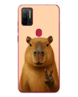 Чехол для Ulefone Note 11P с картинкой «Капибара виктория» Чехол для Ulefone Note 11P с картинкой «Капибара виктория»