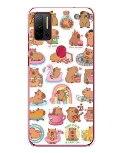 Чехол для Ulefone Note 11P с картинкой «Капибары набор» Чехол для Ulefone Note 11P с картинкой «Капибары набор»