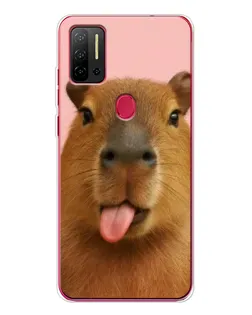 Чехол для Ulefone Note 11P с картинкой «Капибара с языком» Чехол для Ulefone Note 11P с картинкой «Капибара с языком»