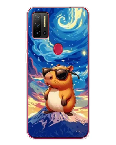 Чехол для Ulefone Note 11P с картинкой «Капибара Ван Гога» Чехол для Ulefone Note 11P с картинкой «Капибара Ван Гога»