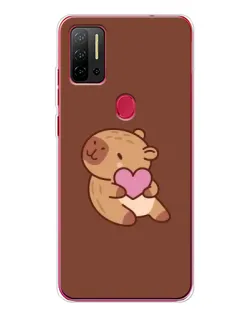 Чехол для Ulefone Note 11P с картинкой «Капибара с сердцем» Чехол для Ulefone Note 11P с картинкой «Капибара с сердцем»