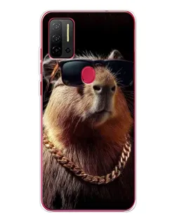 Чехол для Ulefone Note 11P с картинкой «Капибара золотая цепь» Чехол для Ulefone Note 11P с картинкой «Капибара золотая цепь»