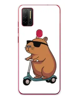 Чехол для Ulefone Note 11P с картинкой «Капибара на самокате» Чехол для Ulefone Note 11P с картинкой «Капибара на самокате»