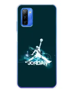 Чехол для Ulefone Note 12 с картинкой «Jordan Blue Fire» Чехол для Ulefone Note 12 с картинкой «Jordan Blue Fire»