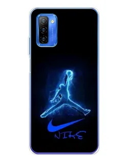 Чехол для Ulefone Note 12 с картинкой «Jordan Neon Blue» Чехол для Ulefone Note 12 с картинкой «Jordan Neon Blue»