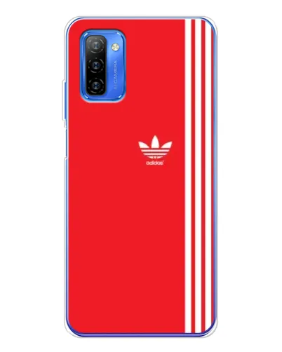Чехол для Ulefone Note 12 с картинкой «Красный минимализм Adidas» Чехол для Ulefone Note 12 с картинкой «Красный минимализм Adidas»