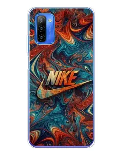 Чехол для Ulefone Note 12 с картинкой «Nike в абстракции»