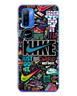 Чохол для Ulefone Note 12 з картинкою «Яскравий колаж Nike»