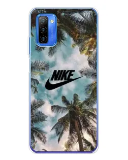 Чохол для Ulefone Note 12 з картинкою «Тропічний принт Nike»