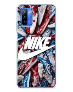 Чохол для Ulefone Note 12 з картинкою «Колаж кросівок Найк»