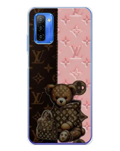 Чохол для Ulefone Note 12 з картинкою «Ведмедик у стилі LV»
