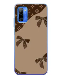 Чохол для Ulefone Note 12 з картинкою «LV — кавовий атлас»