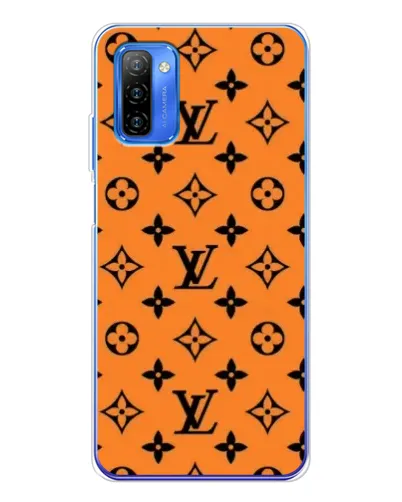Чохол для Ulefone Note 12 з картинкою «Помаранчевий стиль LV»