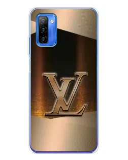 Чохол для Ulefone Note 12 з картинкою «LV — золоте сяйво»