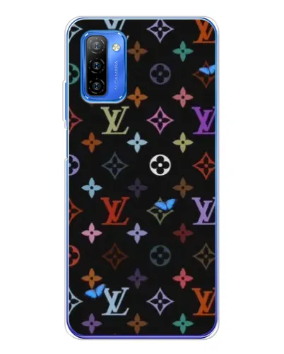 Чохол для Ulefone Note 12 з картинкою «Кольорова монограма LV»