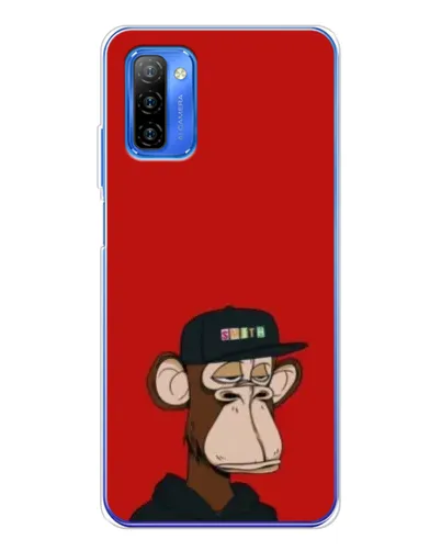 Чехол для Ulefone Note 12 с картинкой «Bored Ape — красный фон» Чехол для Ulefone Note 12 с картинкой «Bored Ape — красный фон»