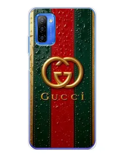 Чохол для Ulefone Note 12 з картинкою «Gucci — фірмова смуга та золото» Чохол для Ulefone Note 12 з картинкою «Gucci — фірмова смуга та золото»
