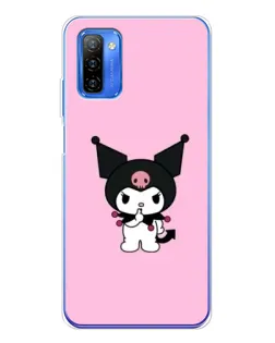 Чехол для Ulefone Note 12 с картинкой «Kuromi — розовая нежность»