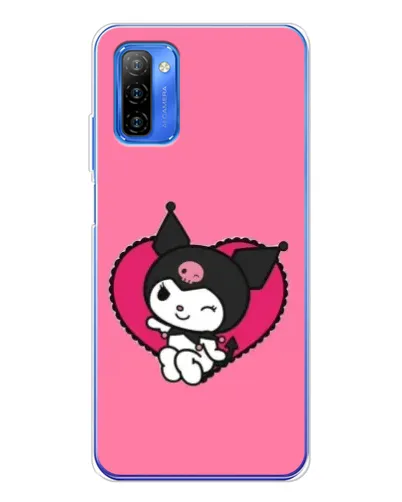 Чехол для Ulefone Note 12 с картинкой «Kuromi — любовь в сердце»