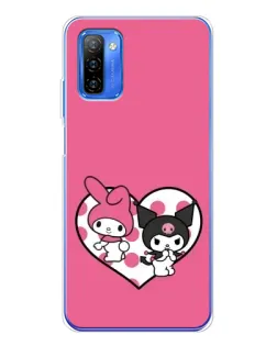 Чехол для Ulefone Note 12 с картинкой «Kuromi и My Melody»