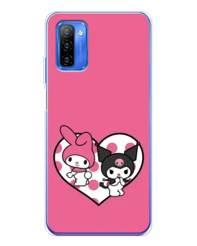 Чехол для Ulefone Note 12 с картинкой «Kuromi и My Melody»