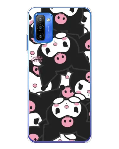 Чехол для Ulefone Note 12 с картинкой «Паттерн голов Куроми»