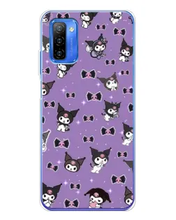 Чехол для Ulefone Note 12 с картинкой «Kuromi — паттерн»