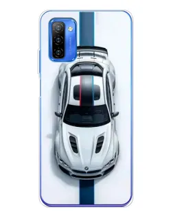 Чехол для Ulefone Note 12 с картинкой «Вид сверху — BMW M»