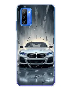 Чехол для Ulefone Note 12 с картинкой «BMW в свете фар»
