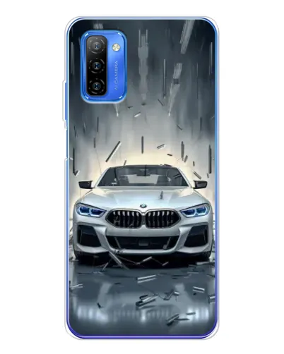 Чехол для Ulefone Note 12 с картинкой «BMW в свете фар»