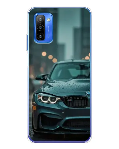 Чехол для Ulefone Note 12 с картинкой «BMW в огнях города»