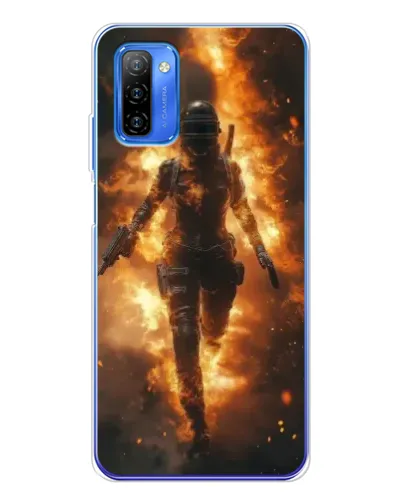 Чехол для Ulefone Note 12 с картинкой «BMW — скорость в дожде»
