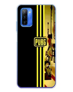 Чехол для Ulefone Note 12 с картинкой «PUBG — камуфляжный шлем»
