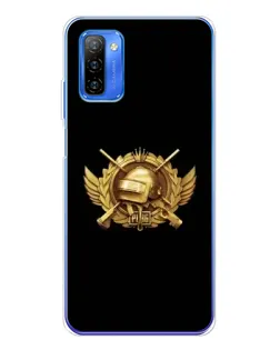 Чехол для Ulefone Note 12 с картинкой «PUBG — оранжевый градиент»