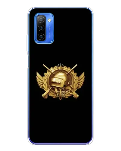 Чехол для Ulefone Note 12 с картинкой «PUBG — оранжевый градиент»