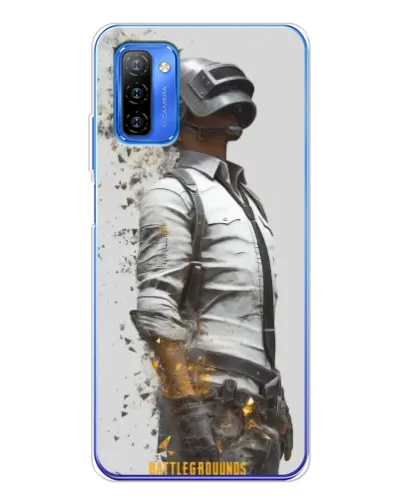 Чехол для Ulefone Note 12 с картинкой «PUBG — боец в пыли»