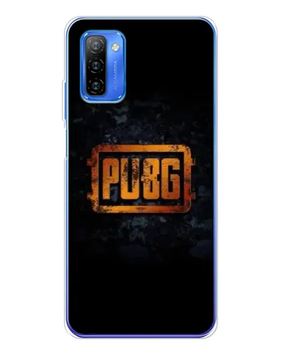 Чехол для Ulefone Note 12 с картинкой «PUBG — золотой логотип»