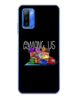 Чехол для Ulefone Note 12 с картинкой «Логотип Among Us»