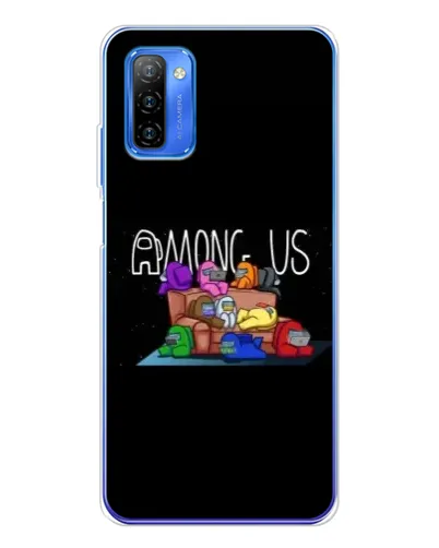 Чехол для Ulefone Note 12 с картинкой «Логотип Among Us»