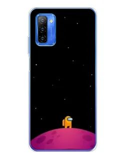 Чехол для Ulefone Note 12 с картинкой «Одинокий герой на планете»