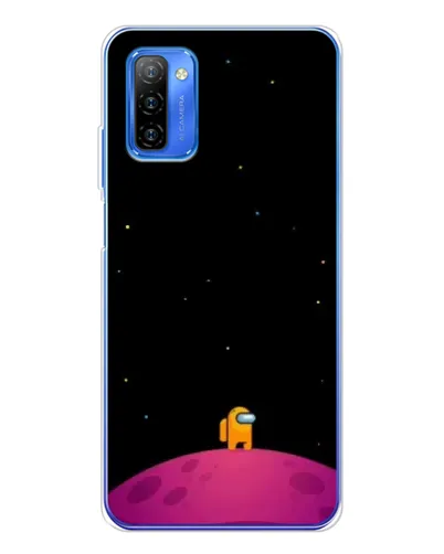 Чехол для Ulefone Note 12 с картинкой «Одинокий герой на планете»