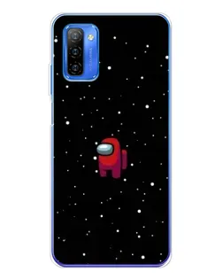 Чехол для Ulefone Note 12 с картинкой «Красный Among Us»