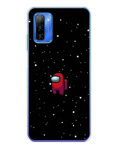 Чехол для Ulefone Note 12 с картинкой «Красный Among Us»