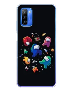 Чехол для Ulefone Note 12 с картинкой «Among Us космос»