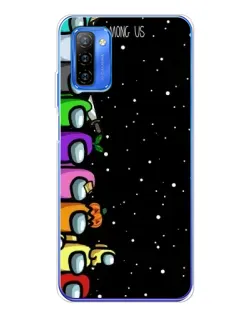 Чехол для Ulefone Note 12 с картинкой «Команда Among Us»