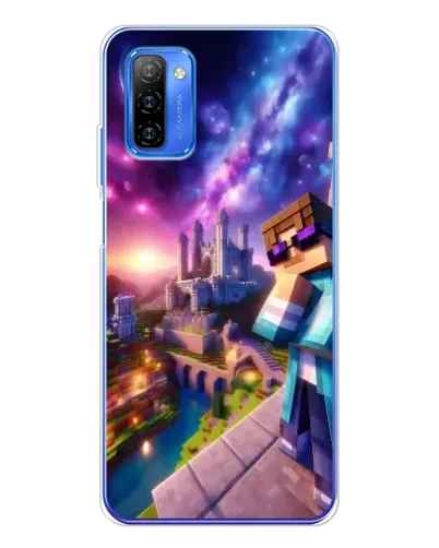 Чехол для Ulefone Note 12 с картинкой «Стив и космос»