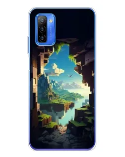 Чехол для Ulefone Note 12 с картинкой «Вид из пещеры»